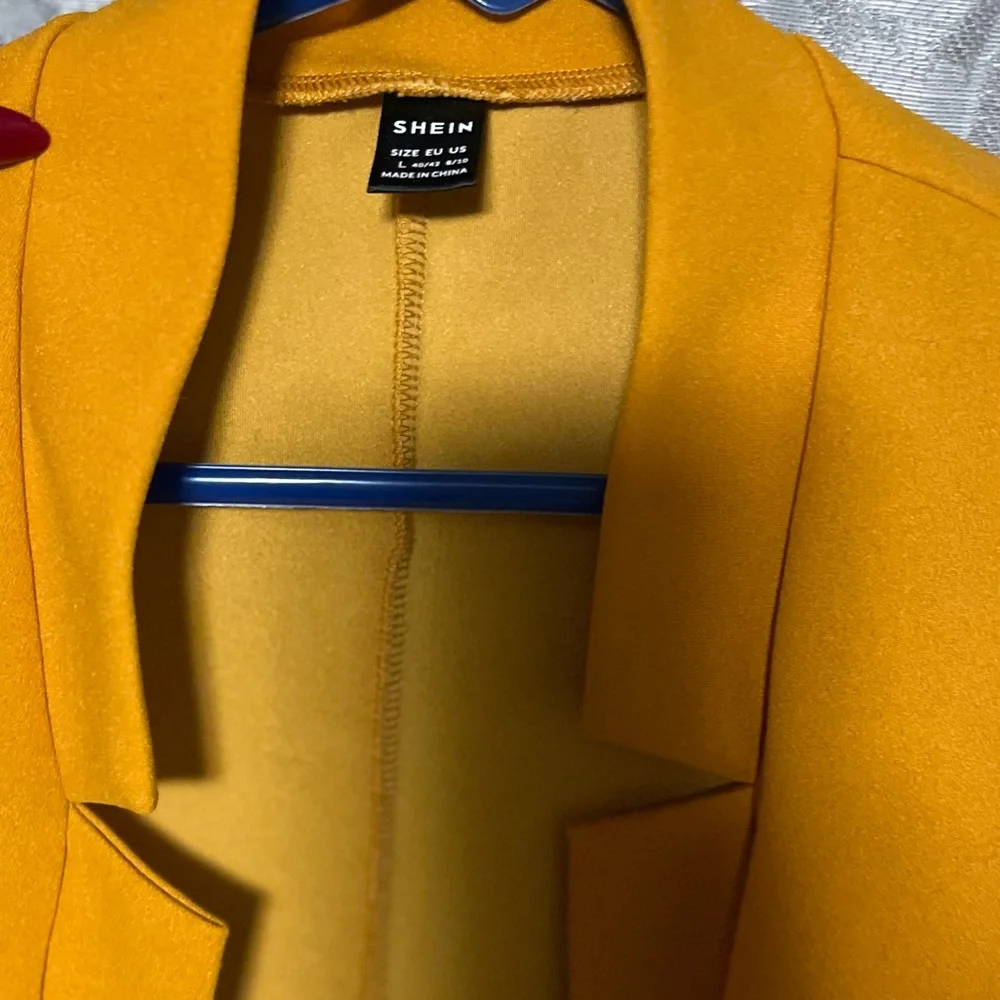 Women’s Blazer Jacket Size Large (With Shoulder pads) - Picture 6 of 12